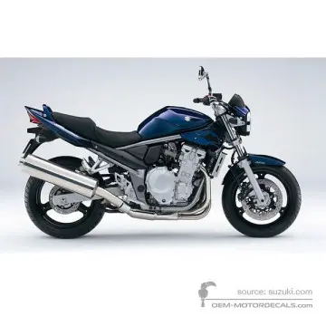 Suzuki GSF650N BANDIT 2008 - Blauw - Suzuki Deep Blue No. 2
