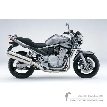 Suzuki GSF650N BANDIT 2008 - Szary - Oort Gray Metallic