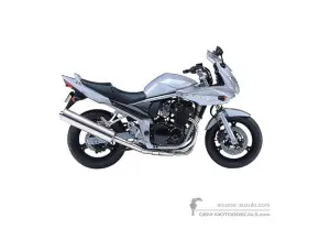 Aufkleber für Suzuki GSF650S BANDIT 2005 - Silber • Suzuki OEM-Aufkleber