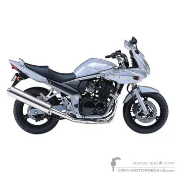 Suzuki GSF650S BANDIT 2005 - Zilver - Sonic Silver Metallic