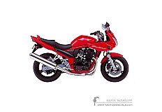 Naklejki do Suzuki GSF650S BANDIT 2005 - Czerwony • Suzuki Naklejki OEM