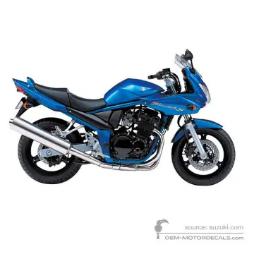 Suzuki GSF650S BANDIT 2005 - Blu - Candy Napoleon Blue
