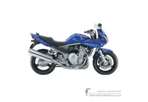Pegatinas para Suzuki GSF650S BANDIT 2007 - Azul • Suzuki Pegatinas OEM