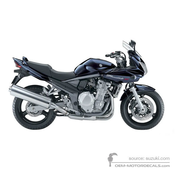 Autocollants pour Suzuki GSF650S BANDIT 2007 - Bleu • Suzuki Autocollants OEM