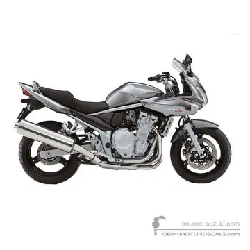 Suzuki GSF650S BANDIT 2008 - Szary - Oort Gray Metallic