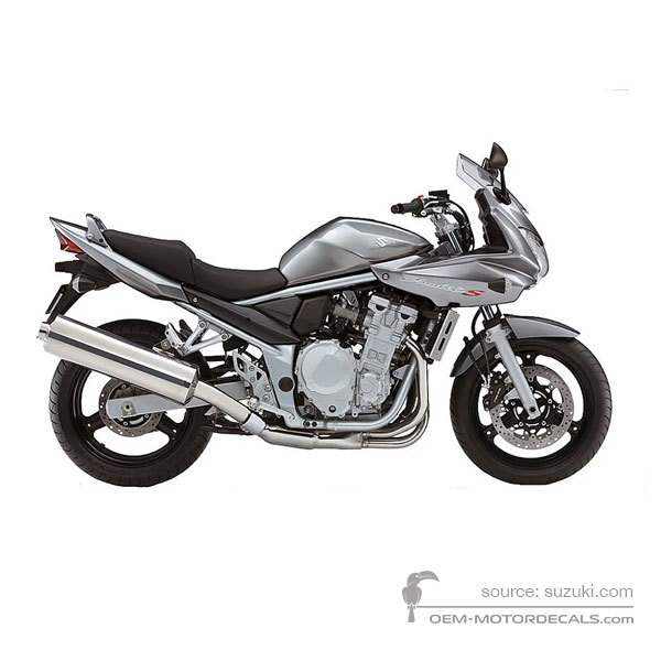 Adesivi per Suzuki GSF650S BANDIT 2008 - Grigio • Suzuki Adesivi OEM