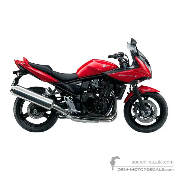 Suzuki GSF650S BANDIT 2009 - Rosso - Pearl Mira Red