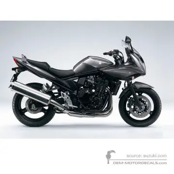 Suzuki GSF650S BANDIT 2009 - Szary - Oort Gray Metallic