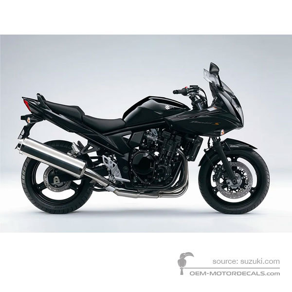 Adesivi per Suzuki GSF650 S BANDIT 2011 - Nero • Suzuki Adesivi OEM
