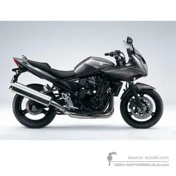 Suzuki GSF650S BANDIT 2011 - Grijs - Thunder Gray Metallic