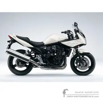 Suzuki GSF650S BANDIT 2011 - White - Pearl Mirage White