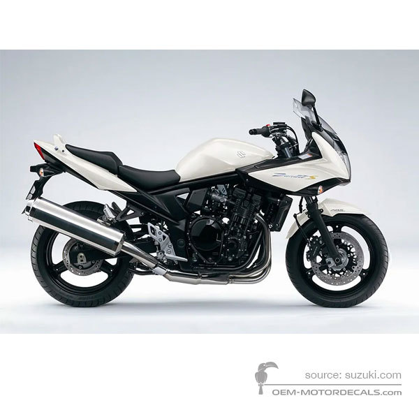 Aufkleber für Suzuki GSF650S BANDIT 2011 - Weiss • Suzuki OEM-Aufkleber