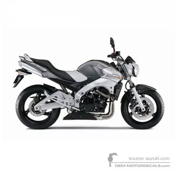 Suzuki GSR600 2006 - Szary - Oort Gray Metallic