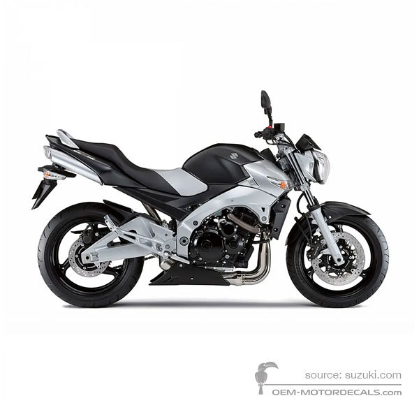 Naklejki do Suzuki GSR600 2007 - Czarny • Suzuki Naklejki OEM
