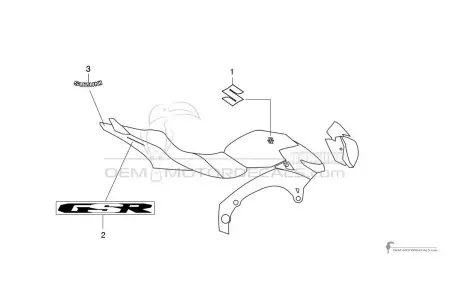 Suzuki GSR600 2006 - Gray