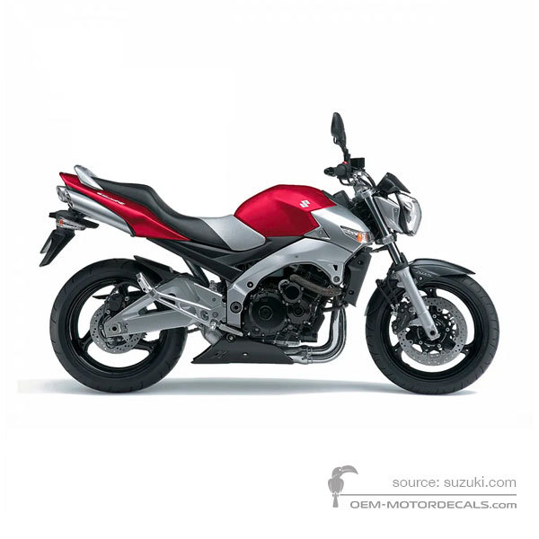 Decals for Suzuki GSR600 2007 - Red • Suzuki OEM Decals