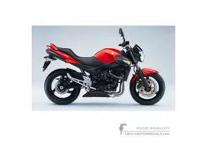 Decals for Suzuki GSR600 2008 - Orange • Suzuki OEM Decals