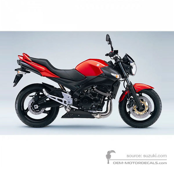 Adesivi per Suzuki GSR600 2008 - Arancione • Suzuki Adesivi OEM