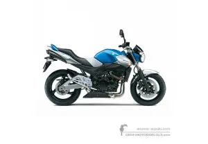 Decals for Suzuki GSR600 2009 - Blue • Suzuki OEM Decals
