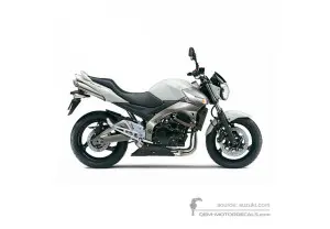 Pegatinas para Suzuki GSR600 2009 - Blanco • Suzuki Pegatinas OEM