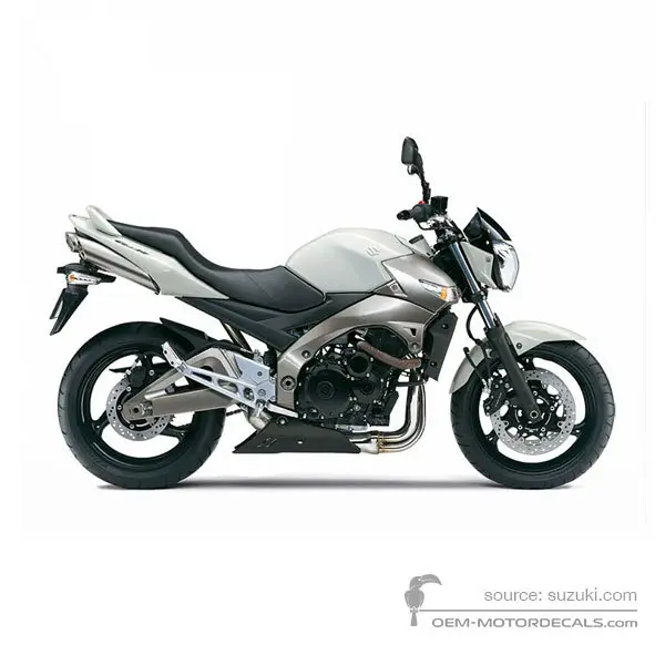 Suzuki GSR600 2009 - Wit - Pearl Mirage White