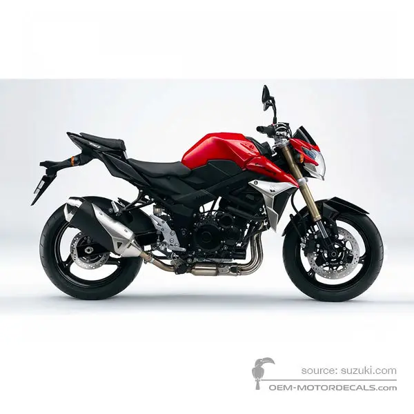 Suzuki GSR750 2011 - Rojo - Pearl Mira Red