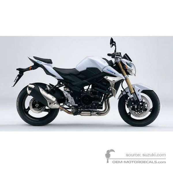 Decals for Suzuki GSR750 2011 - White • Suzuki OEM Decals