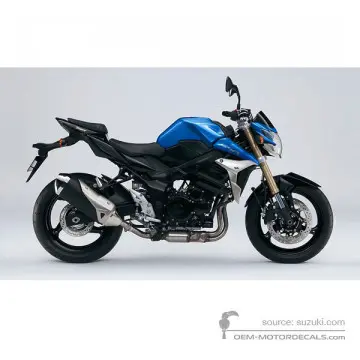 Suzuki GSR750 2012 - Niebieski - Blue Metallic / Sparkle Black