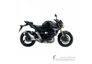 Decals for Suzuki GSR750 2014 - Black • Suzuki OEM Decals