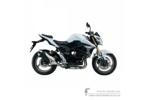 Decals for Suzuki GSR750 2013 - White • Suzuki OEM Decals