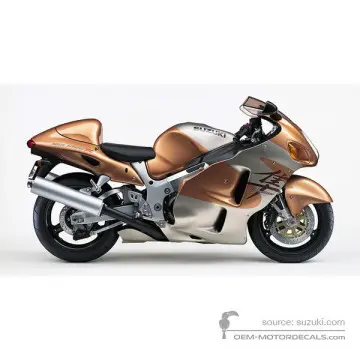 Suzuki GSX1300R HAYABUSA 1999 - Titanium - Metallic Light Copper Brown / Metallic Ecru Silver
