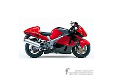 Stickers voor Suzuki GSX1300R Hayabusa 1999 - Rood • Suzuki OEM Stickers
