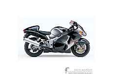 Stickers voor Suzuki GSX1300R Hayabusa 2001 - Zwart • Suzuki OEM Stickers