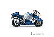 Stickers voor Suzuki GSX1300R Hayabusa 2001 - Blauw • Suzuki OEM Stickers