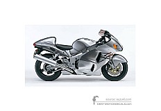 Adesivi per Suzuki GSX1300R Hayabusa 2002 - Argento • Suzuki Adesivi OEM