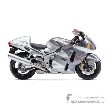 Suzuki GSX1300R Hayabusa 2003 - Zilver - Sonic Silver Metallic / Flint Gray Metallic