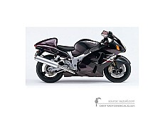 Stickers voor Suzuki GSX1300R Hayabusa 2004 - Paars • Suzuki OEM Stickers
