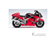 Naklejki do Suzuki GSX1300R Hayabusa 2005 - Czerwony • Suzuki Naklejki OEM