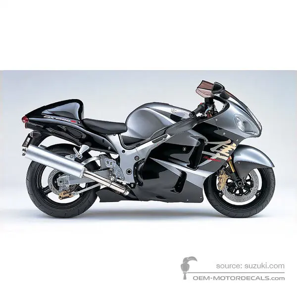 Suzuki GSX1300R Hayabusa 2005 - Gray - Oort Gray Metallic / Pearl Nebular Black