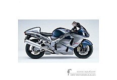 Naklejki do Suzuki GSX1300R Hayabusa 2006 - Niebieski • Suzuki Naklejki OEM
