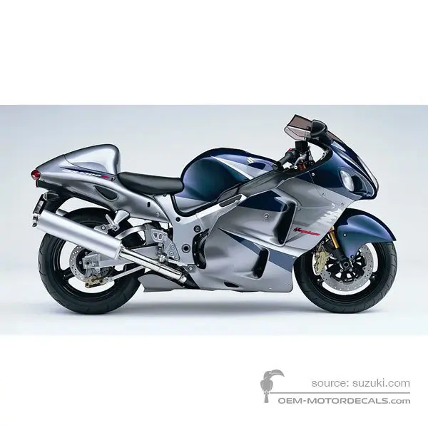 Suzuki GSX1300R Hayabusa 2006 - Blue - Candy Indy Blue / Oort Gray Metallic