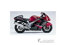 Autocollants pour Suzuki GSX1300R Hayabusa 2006 - Rouge • Suzuki Autocollants OEM