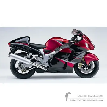 Suzuki GSX1300R Hayabusa 2006 - Czerwony - Candy Sonoma Red / Pearl Nebular Black