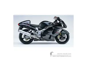 Decals for Suzuki GSX1300R Hayabusa 2006 - Black • Suzuki OEM Decals