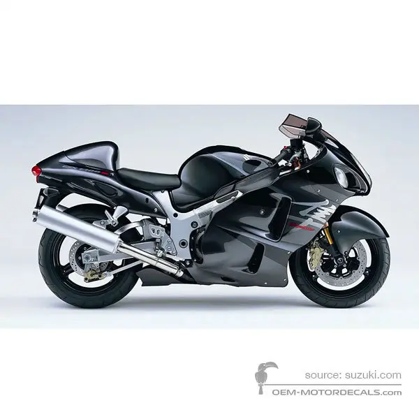 Suzuki GSX1300R Hayabusa 2006 - Black - Phantom Gray Metallic / Pearl Nebular Black