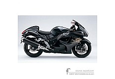 Autocollants pour Suzuki GSX1300R HAYABUSA 2008 - Noir • Suzuki Autocollants OEM