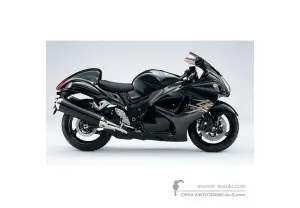 Decals for Suzuki GSX1300R HAYABUSA 2008 - Black • Suzuki OEM Decals
