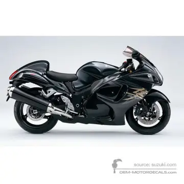 Suzuki GSX1300R HAYABUSA 2008 - Czarny - Phantom Gray Metallic / Pearl Nebular Black