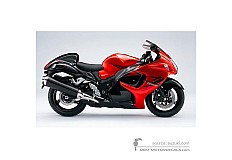 Naklejki do Suzuki GSX1300R HAYABUSA 2008 - Czerwony • Suzuki Naklejki OEM