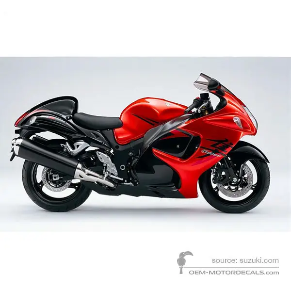 Suzuki GSX1300R HAYABUSA 2008 - Red - Candy Max Orange / Pearl Nebular Black